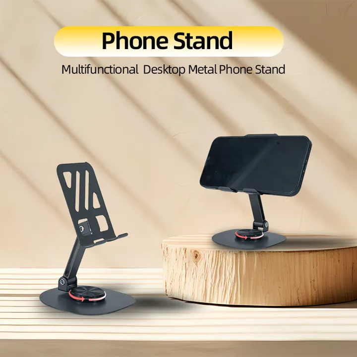 حامل هاتف محمول يدور 360 درجة، حامل هاتف . 360 Degree Rotating Cell Phone Holder