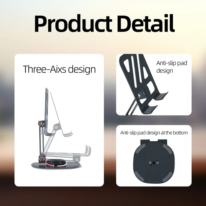 حامل هاتف محمول يدور 360 درجة، حامل هاتف . 360 Degree Rotating Cell Phone Holder