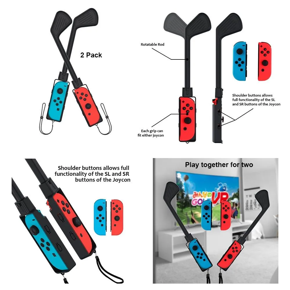 10-piece Sports Accessory Set for Nintendo Switch