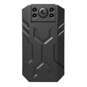 180 Degree Mini Wifi Camera With Back Clip - Black