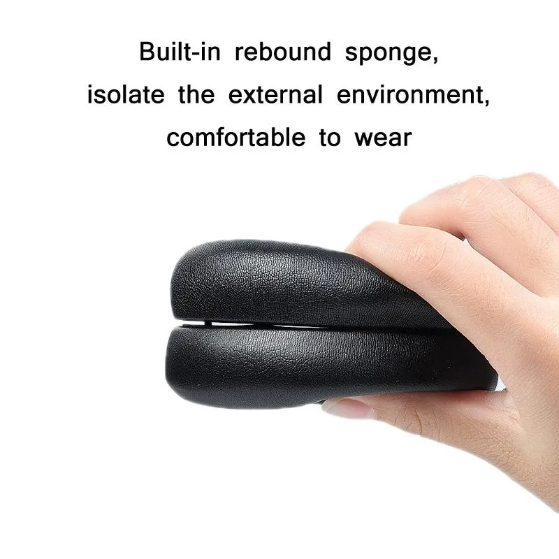 2-pack Earphone Covers for Marshall Major Iv - Black Sponge