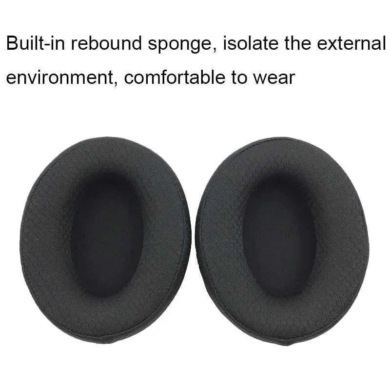 2-pack Foam Headphone Earmuffs for Kingston Hyperx Cloud Mix / Flight s / Alpha - Black