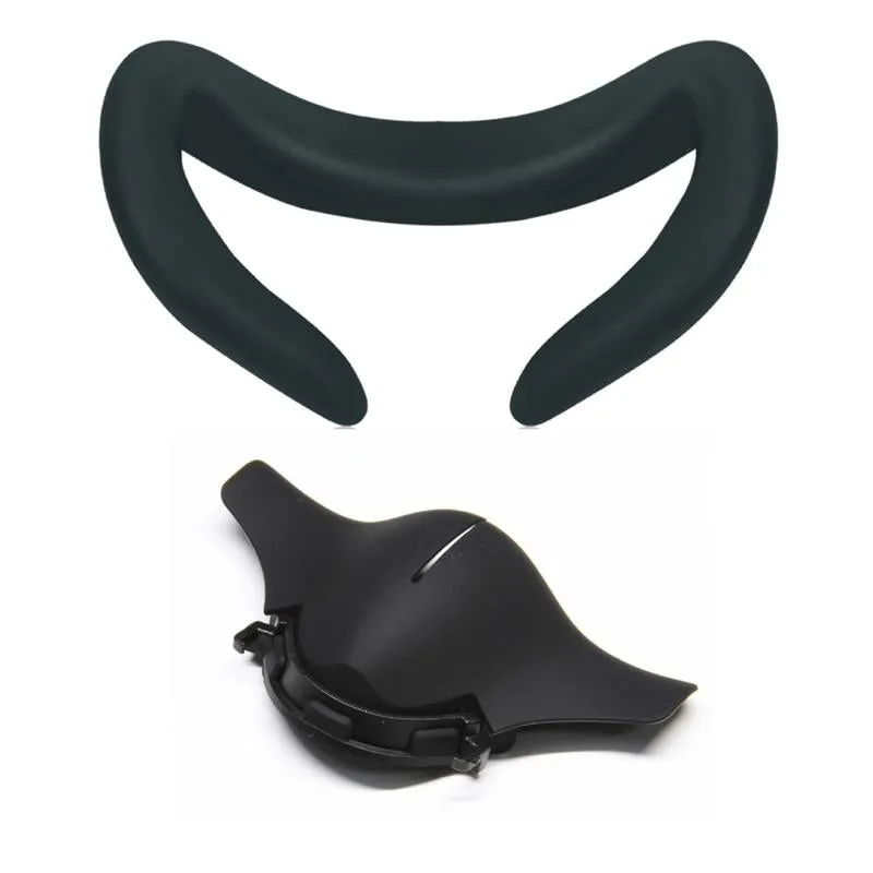 2-piece Vr Nose Pad Mask for Meta Quest 3 - Face Cover Set