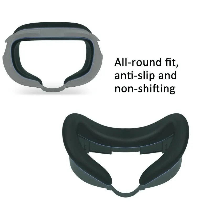 2-piece Vr Nose Pad Mask for Meta Quest 3 - Face Cover Set