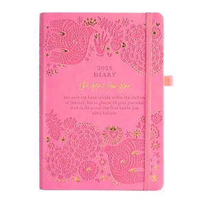 2025 Diary Planner | The Year for You - Rose Quartz Pink