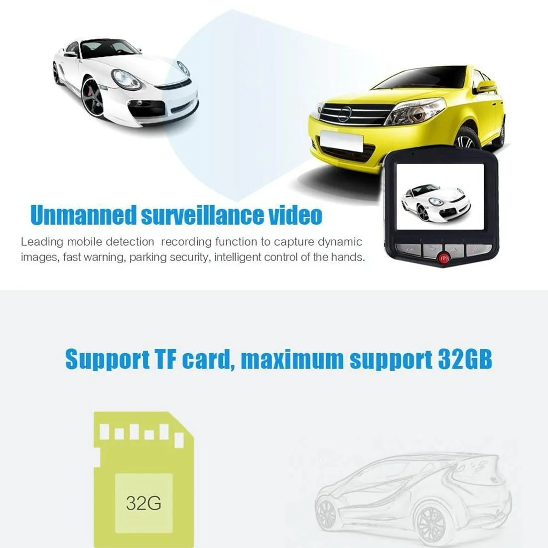 2.4 Lcd Car Dvr Camcorder with 480p Video & Voice Recording