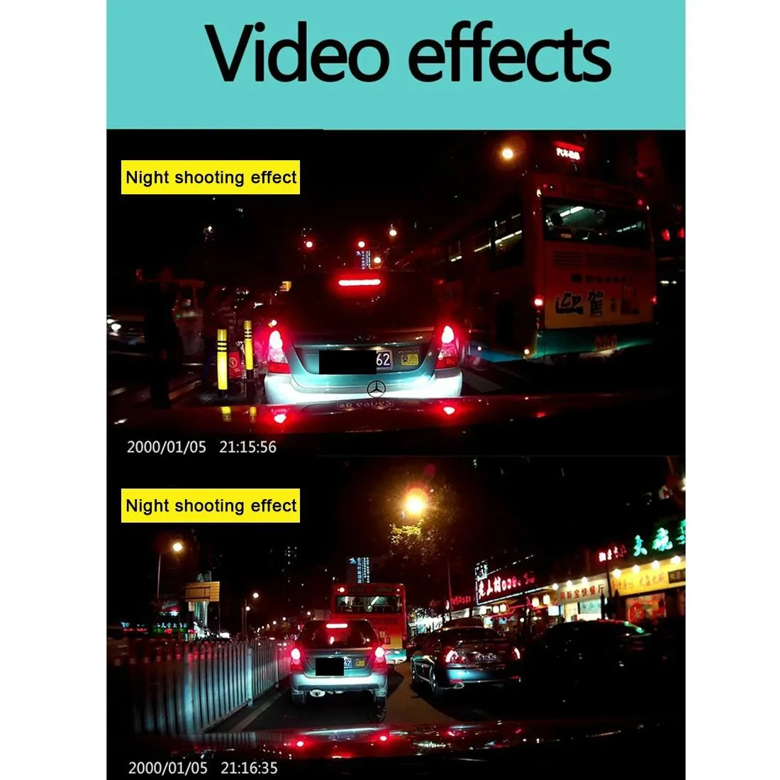 2.4 Lcd Car Dvr Camcorder with 480p Video & Voice Recording