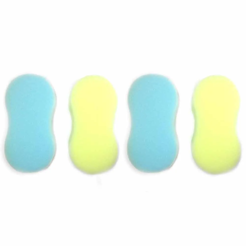 4 Pc Nonslip Cleaning Foam Sponge Auto Car Vehicle Washing Pad Cleaner Tool Wash