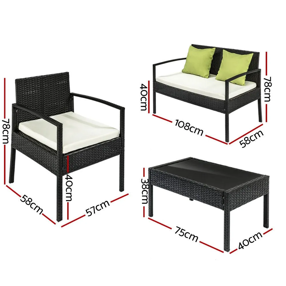 4 Seater Sofa Set For Outdoor Area / Patio