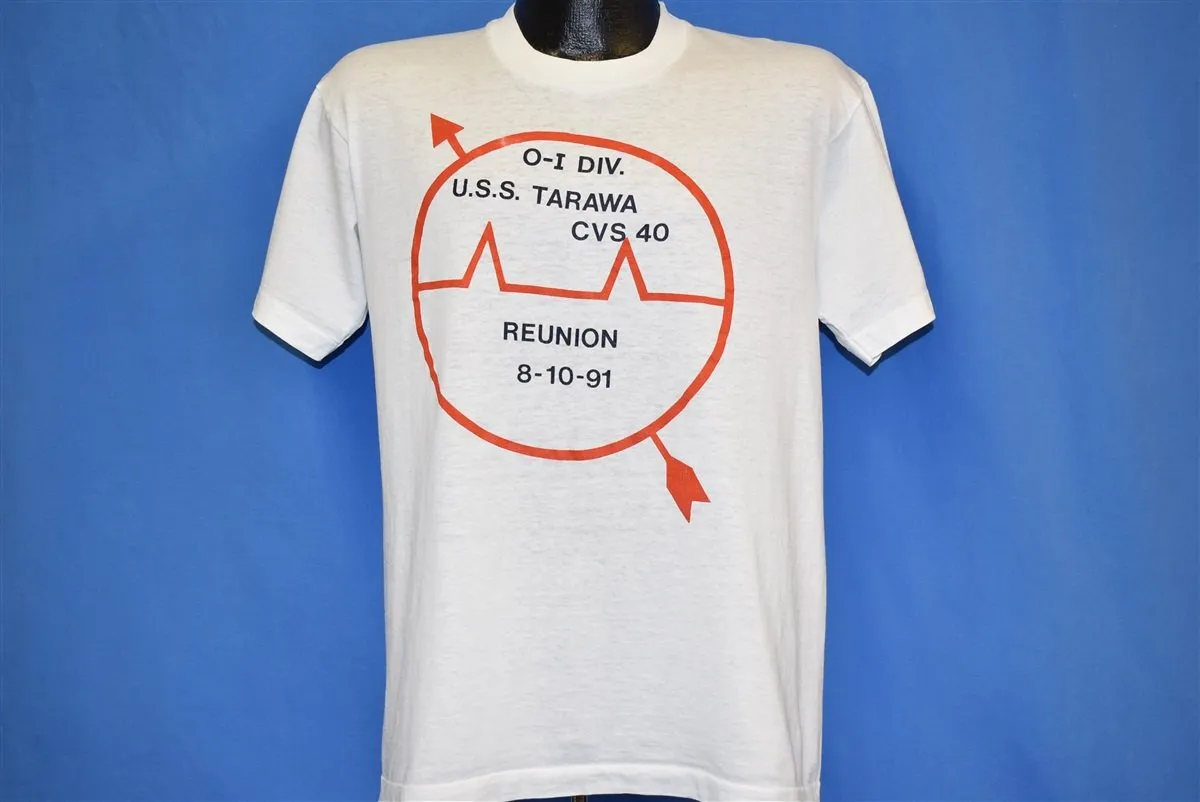 90s USS Tarawa CVS 40 t-shirt Large