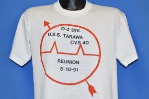 90s USS Tarawa CVS 40 t-shirt Large