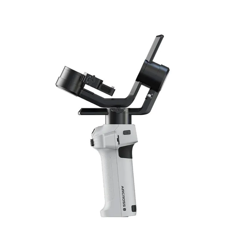 Aircross s 3 Axis Foldable Handheld Gimbal Stabilizer for Dslr Cameras and Smart Phone White