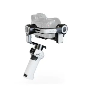 Aircross s 3 Axis Foldable Handheld Gimbal Stabilizer for Dslr Cameras and Smart Phone White