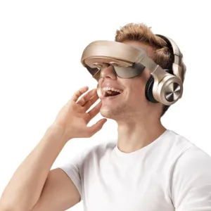 All in One Private Cinema VR Headset HIFI Headphone Moon 3D Mobile Cinema 3D IMAX HD VR Virtual Reality Glasses