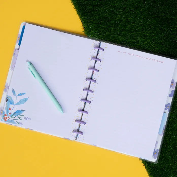 Bug Robbins x Happy Planner Blooming With Pride - Dotted Lined Classic Filler Paper - 40 Sheets