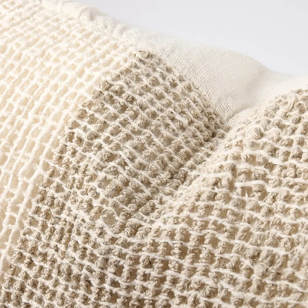 Coco linen Cushion Ivory/Natural