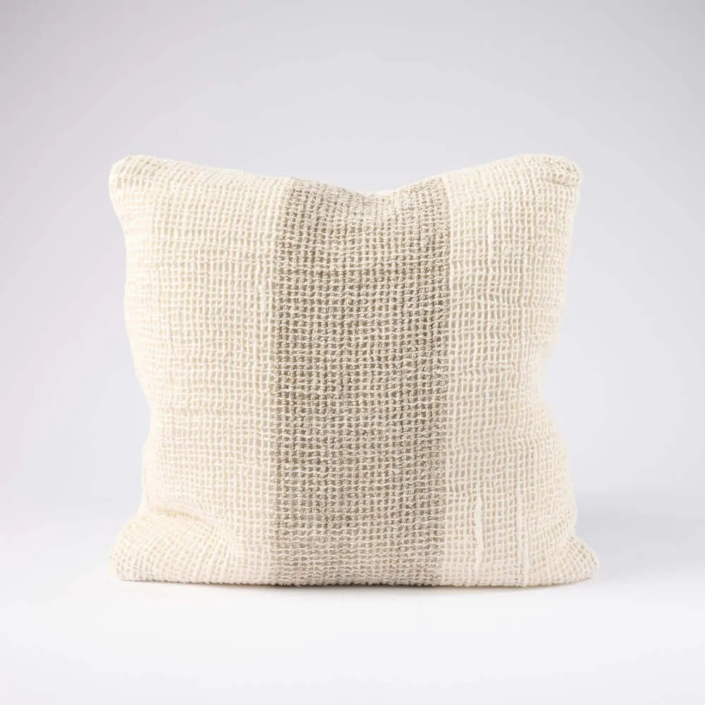 Coco linen Cushion Ivory/Natural