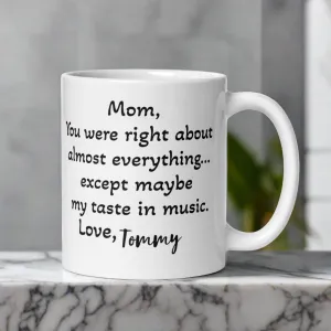 Customizable Mom Mug