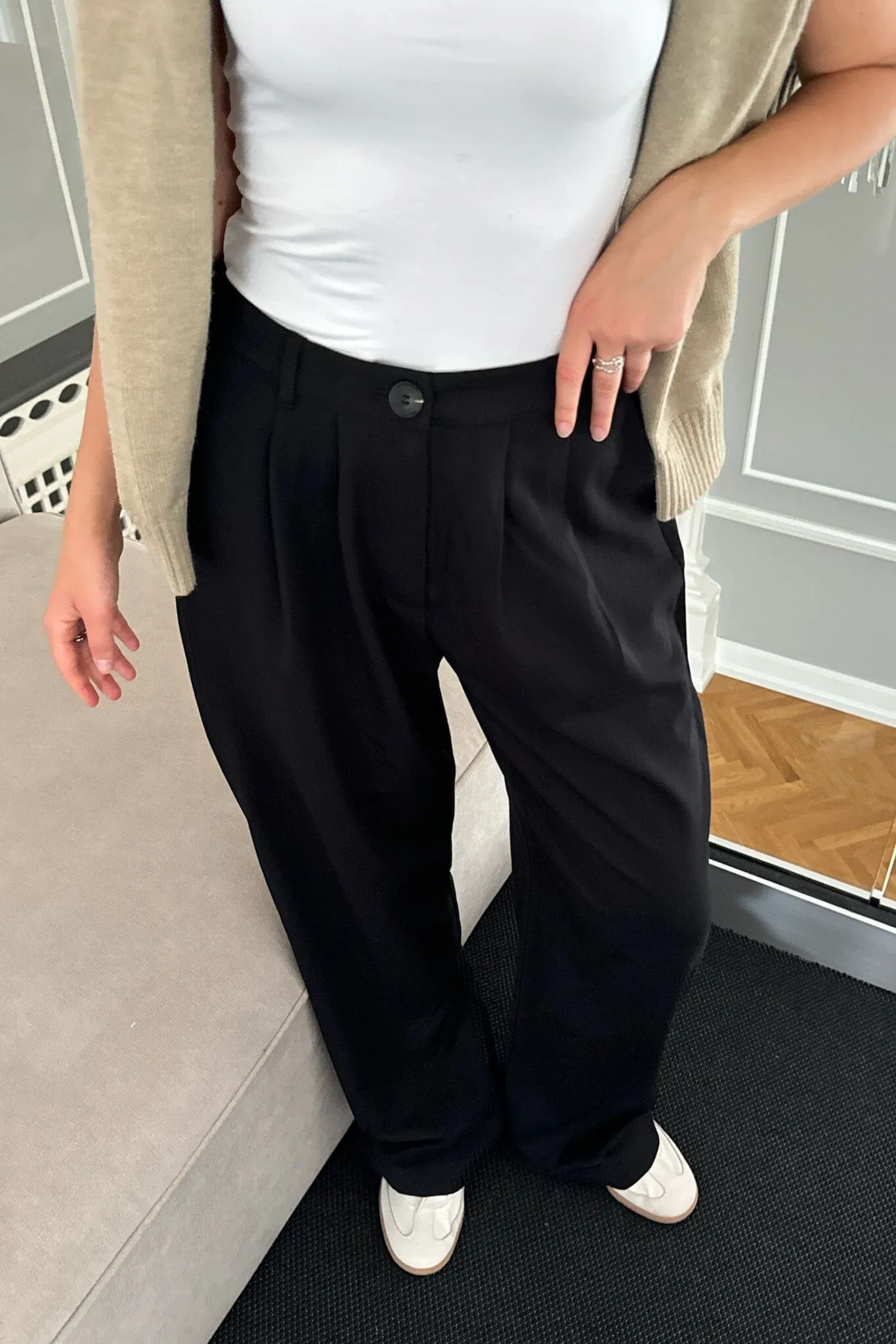 Frbestllning - BYIC - Claraic Pants - black Black