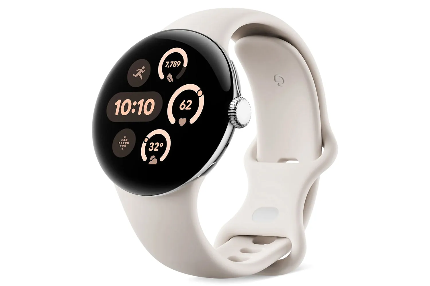 Google Pixel Watch 3 | 41mm | Polished Silver/Porcelain
