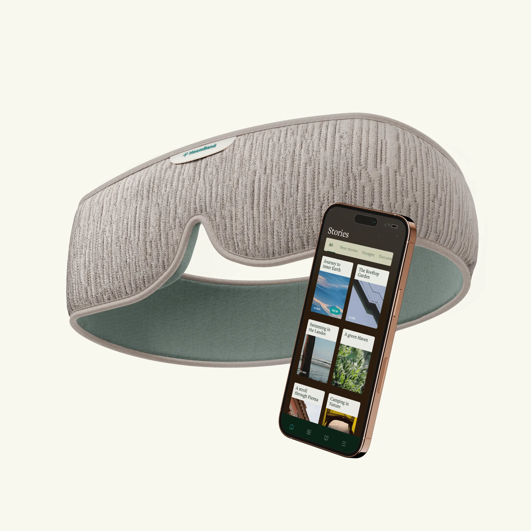 Hoomband Ultimate - Bluetooth Sleep Headphones   100% Blackout Mask