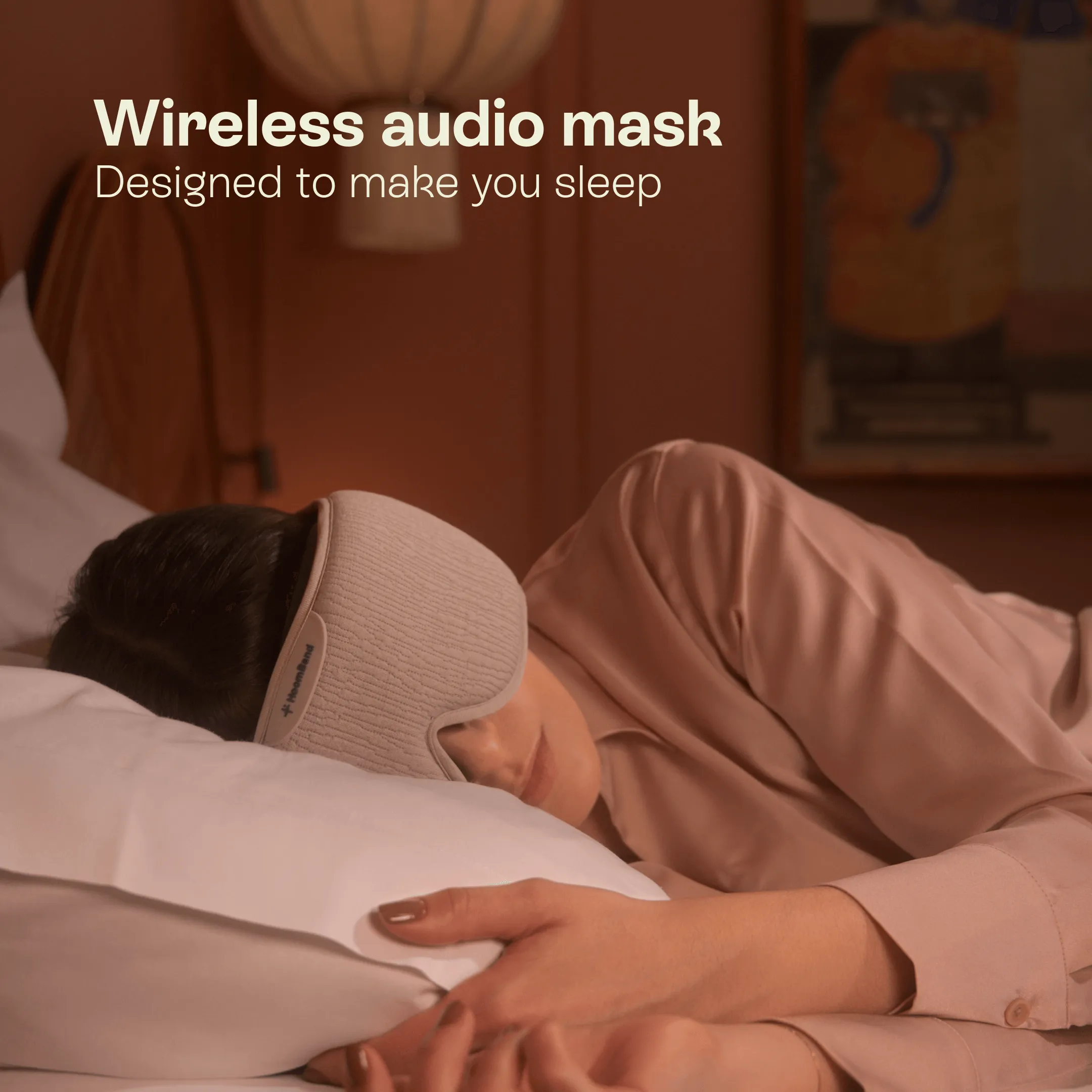 Hoomband Ultimate - Bluetooth Sleep Headphones   100% Blackout Mask