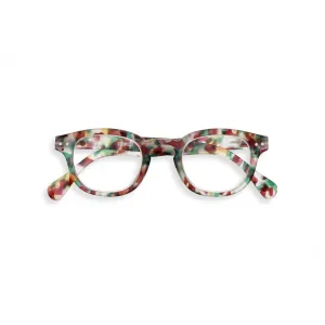 Izipizi #C The Retro Reading Glasses Green Tortoise