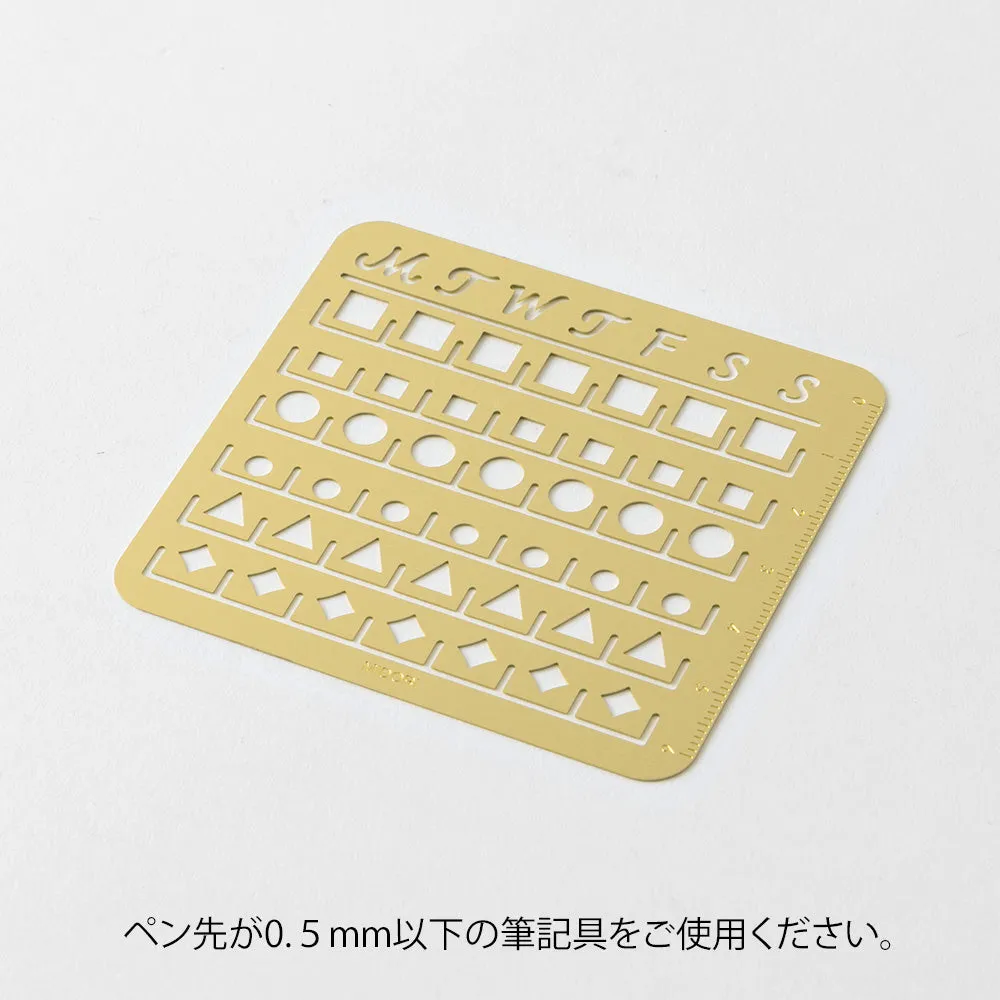 Midori Calendar Template L - Monthly Block