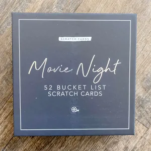 Movie Night Scratch Cards