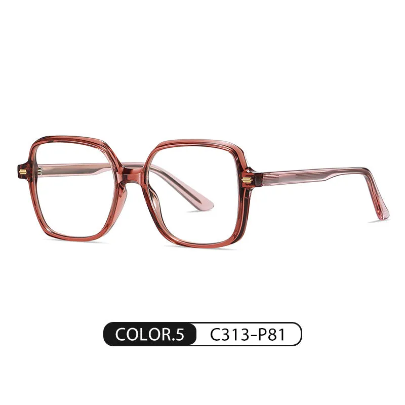 New style plain plate glasses frame for women, super light myopia glasses frame for men, can be equipped with prescription anti-blue light glasses