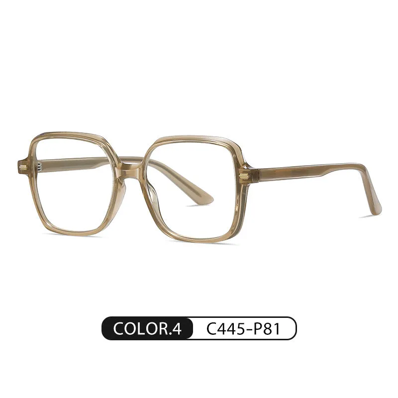 New style plain plate glasses frame for women, super light myopia glasses frame for men, can be equipped with prescription anti-blue light glasses