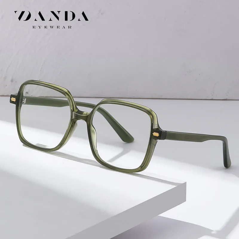 New style plain plate glasses frame for women, super light myopia glasses frame for men, can be equipped with prescription anti-blue light glasses