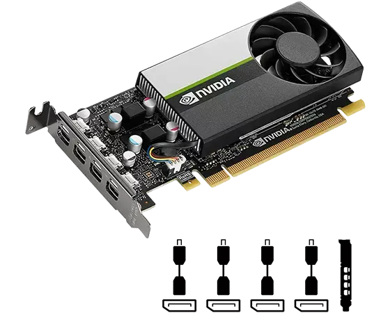 Nvidia T1000 4 Gb Mini Dp*4 Graphics