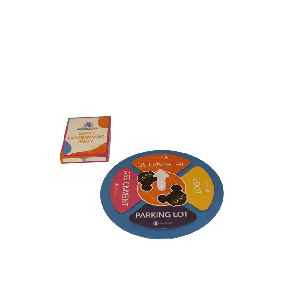Open Box - Brown Toy Box Maya Coding App STEAM Kit Hands-On Binary Code Beads String