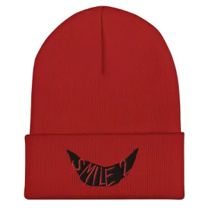 Smile 2 Logo Embroidered Cuffed Beanie
