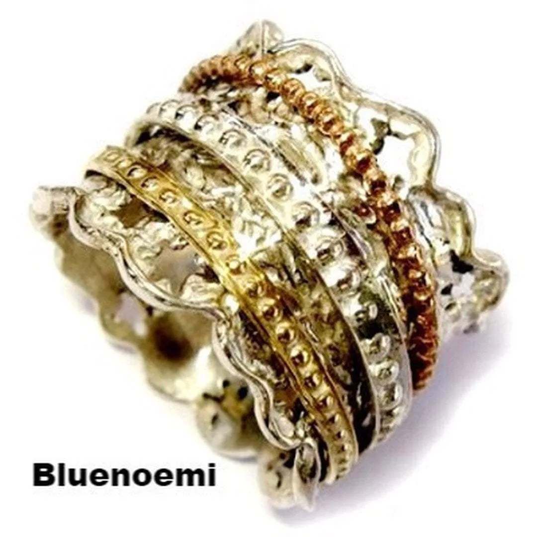 Spinner Fidget ring for women - Israel Ring for Woman