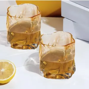 The Better Home Zest Water Glasses Set of 2 (230ml Each) | Juice Glasses | Lead Free Drinking Glasses | Kanch Ke Glass | Kitchen Gift Items | Cold Drink Glass | Cocktail Glass | Housewarming Gifts