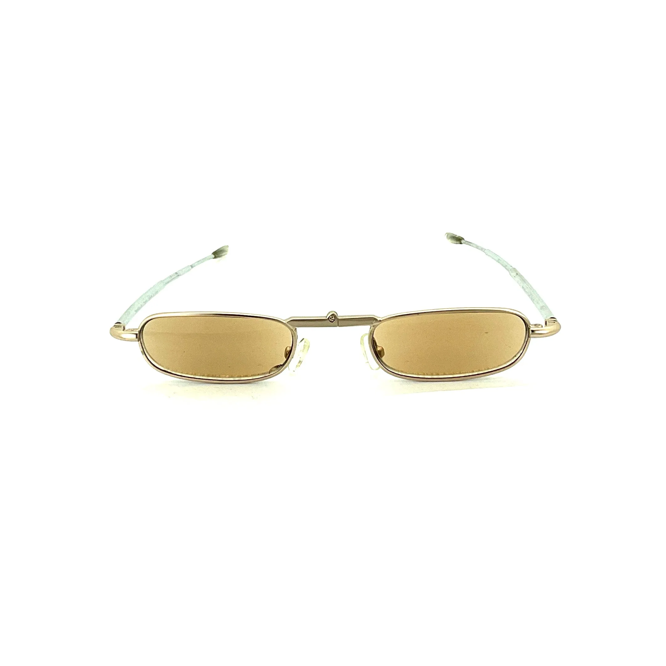 Trendies Pocket Eyes By Cinzia Oval Shape Folding Reading Sunglasses with Clamshell Metal Case