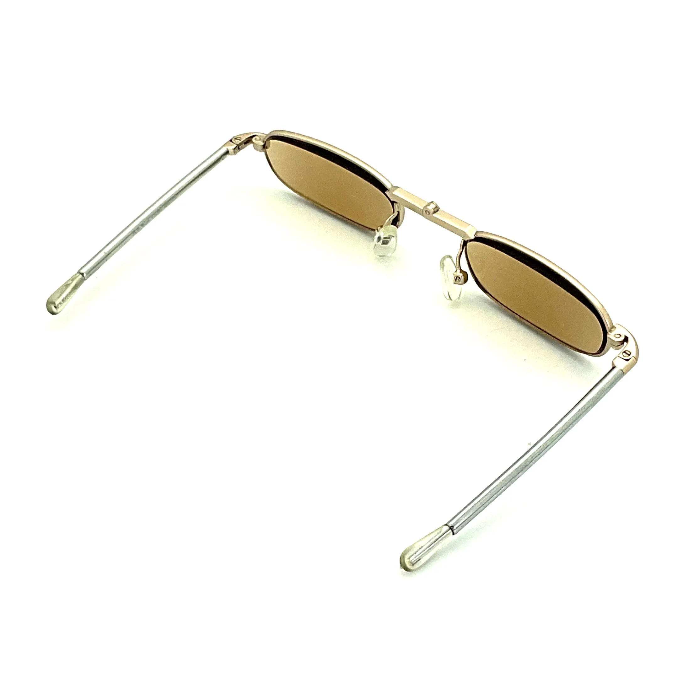 Trendies Pocket Eyes By Cinzia Oval Shape Folding Reading Sunglasses with Clamshell Metal Case