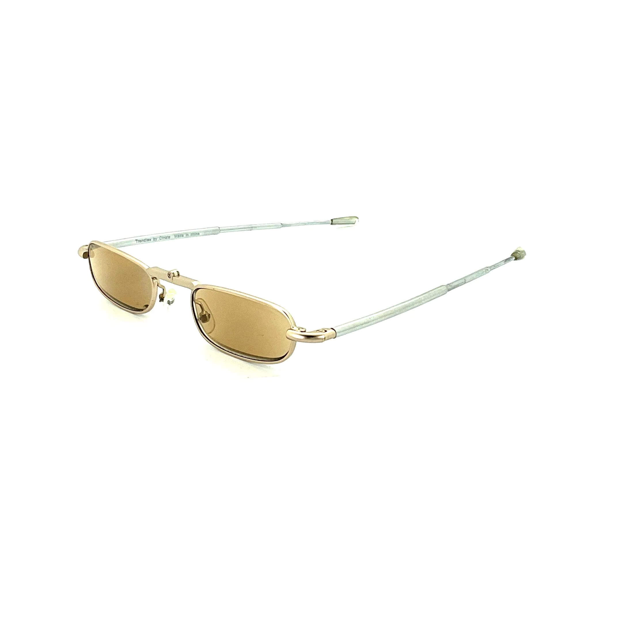 Trendies Pocket Eyes By Cinzia Oval Shape Folding Reading Sunglasses with Clamshell Metal Case