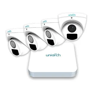 Uniarch CCTV Kit, 6MP 4 Channel, UNA-4062W