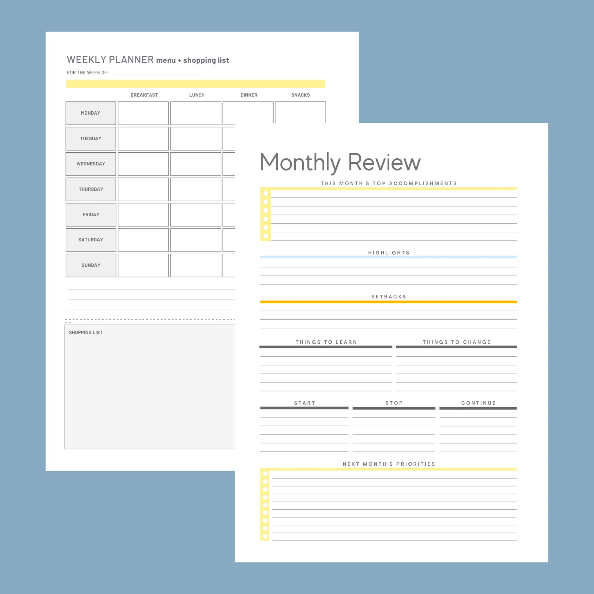 Weekly Planner 2025:  Honey Bees