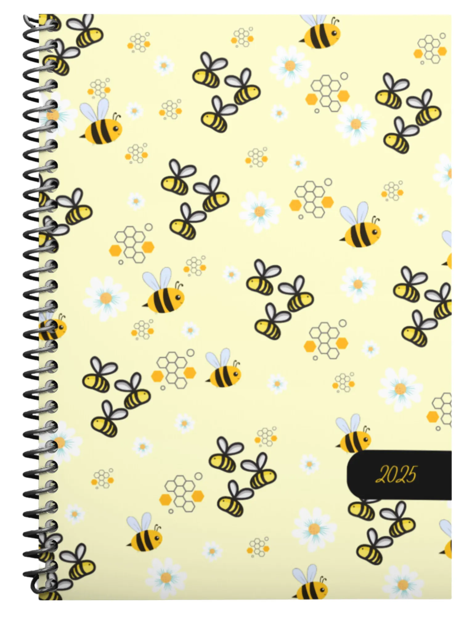 Weekly Planner 2025:  Honey Bees