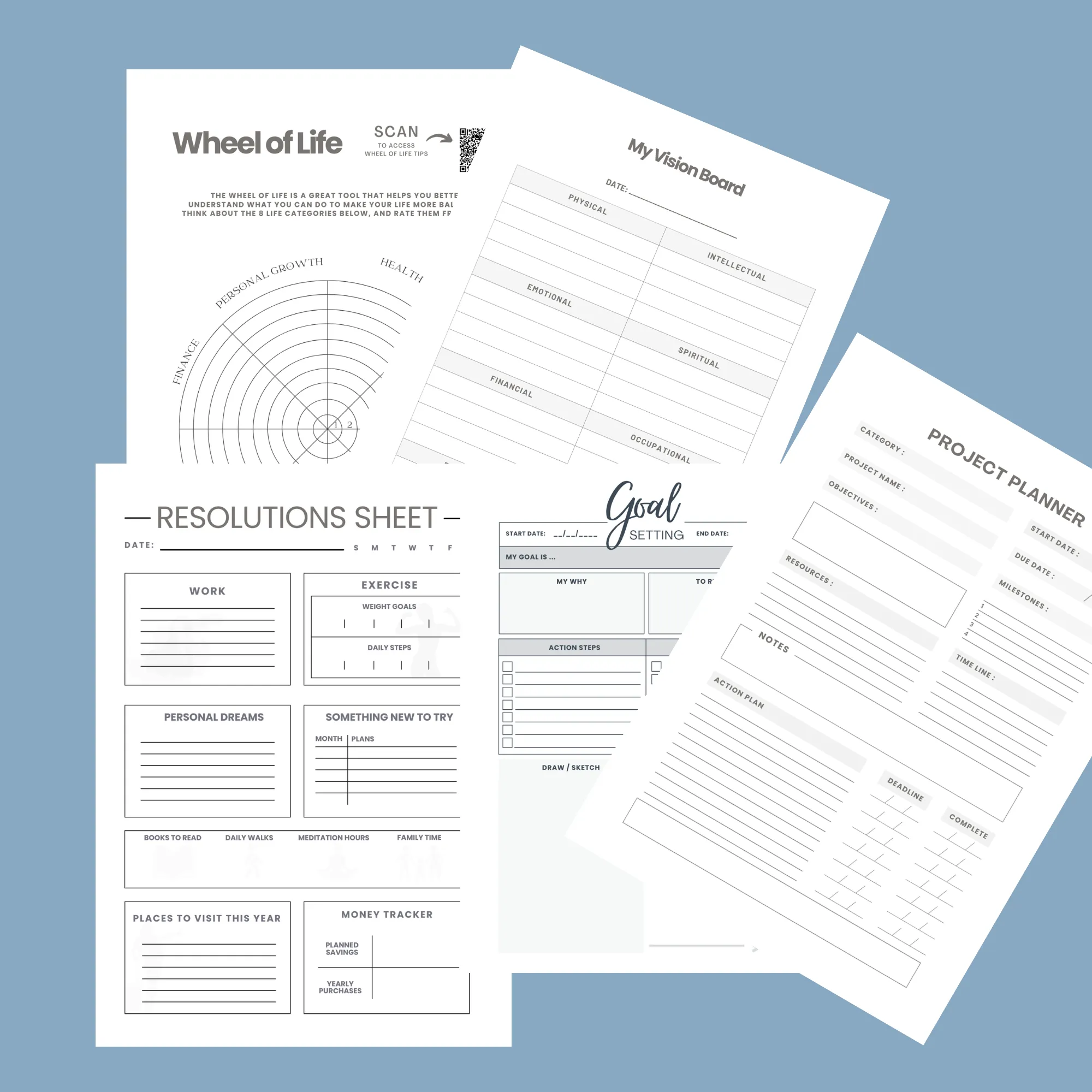 Weekly Planner 2025:  Pansies