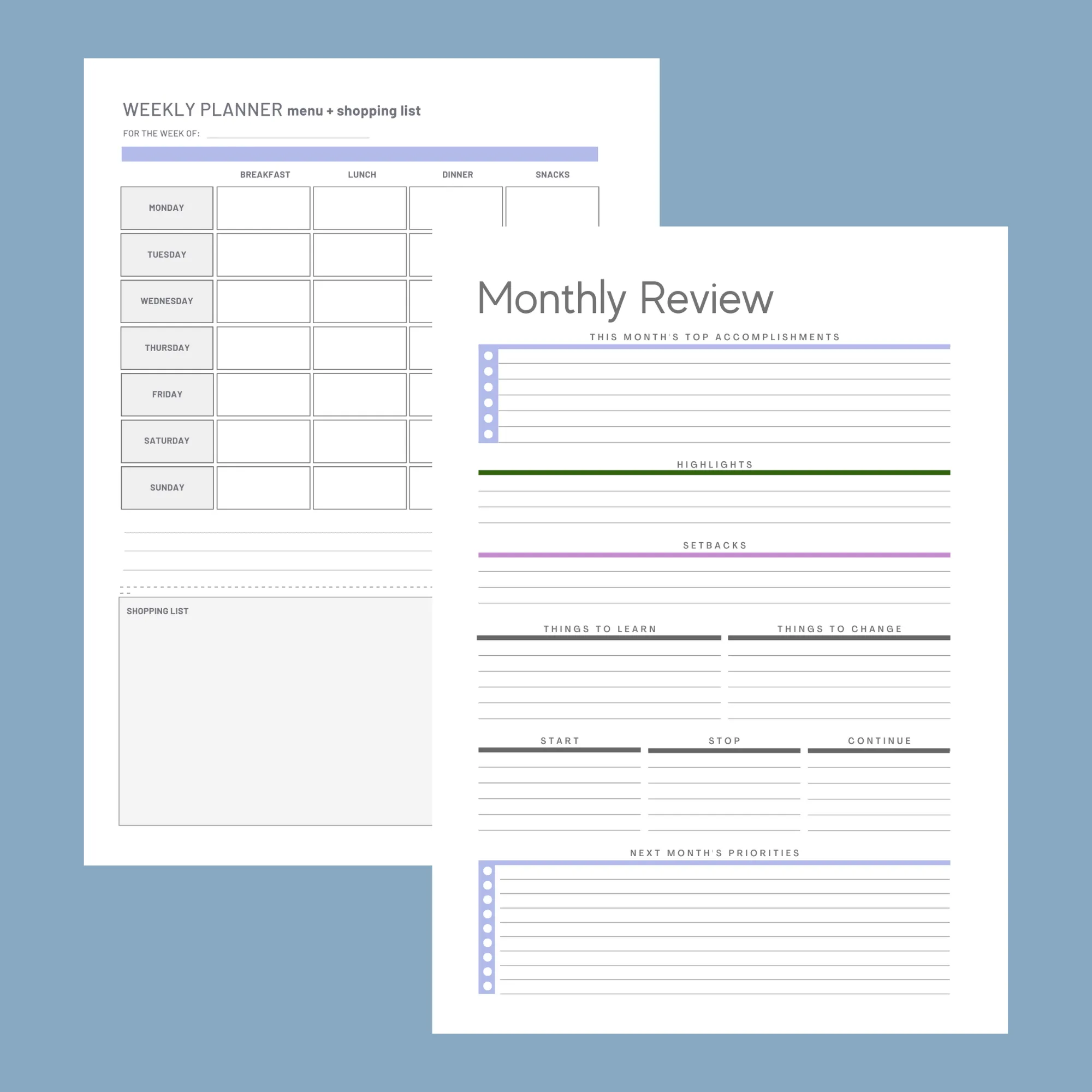 Weekly Planner 2025:  Pansies